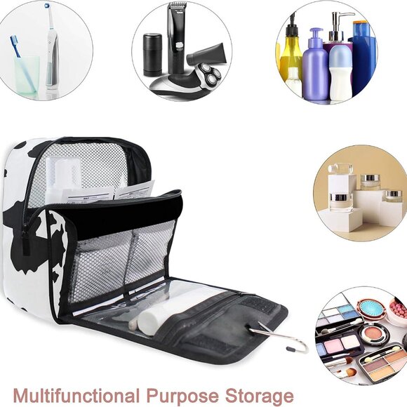 Hanging Travel Toiletry Bag Kit Makeup Case Cosmetics Organizer for Men Women - Picture 4 of 7